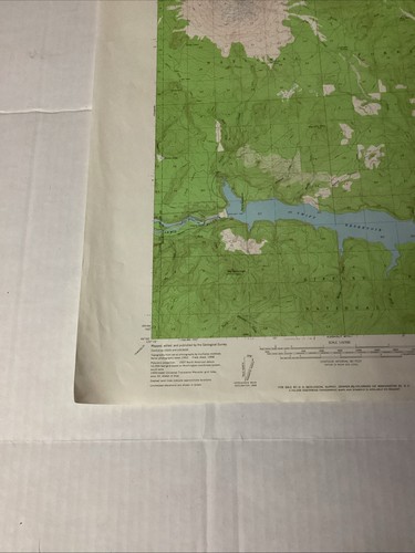 Mount St. Helen’s Quadrangle Washington 1961 USGS Topographical Map Dept. Int. - Picture 2 of 8