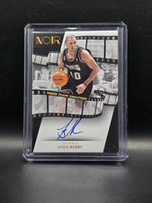 2022-23 Panini Noir Mike Bibby Freeze Frame Auto Gold /10
