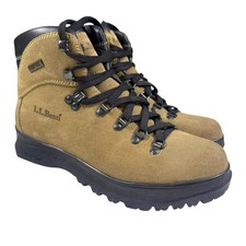 LL Bean Boots Womens 9W Vintage Gore-Tex Vibram Suede Italy Made Hike Waterproof