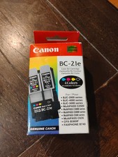 Canon BC-21E 4 Colors Black Tri-Color Ink Cartridge Multi Pass C2500 SealedE3