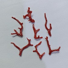 Italian Red Coral Polished Rough Branches Lot-Natural Italy Coral Reef Gemstone