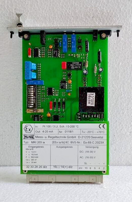 MUTEC PCB CARD MRI 203 ia BV.S 89.C.2923 X 9907 GERMANY