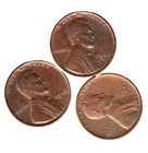 USA CENTS 1941 3 COINS  P D S
