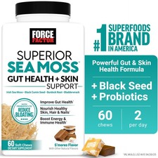 Force Factor Superior Sea Moss Gut Health & S...