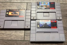Super Nintendo Games UN Squadron Top Gear Claymates Tested Working 