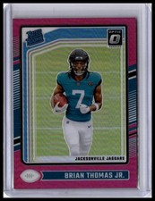 2024 Donruss Optic #214 Brian Thomas Jr. Pink