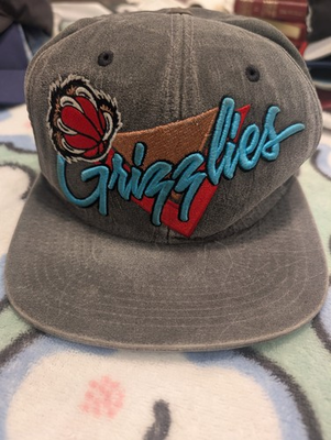 #ad Vancouver Grizzlies Script Mitchell and Ness Hat Cap Snap Back T8 $49.88