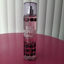 Bath  Body Works BLACK RASPBERRY VANILLA Fine Fragrance Mist 8 oz Rare Spray
