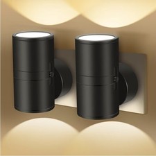 2 Pack LED Night Lights Modern Night Light Plug in Wall Dusk to Dawn Sensor