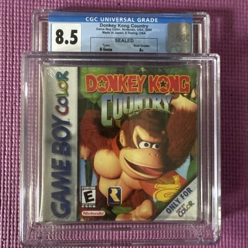 Donkey Kong Country Game Boy Color Nintendo CGC 8.5 Brand New Sealed Graded