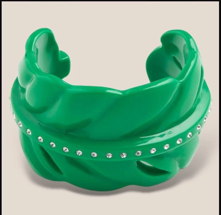 Brazalete Brazalete IRIS APFEL X para H&M Enorme Verde XS/S NUEVO CON ETIQUETAS Foto 2 de 4