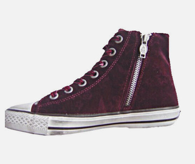 ASH Bordeaux Rot Kult Mädchen Schuhe mit Nieten Straß Gr. 30