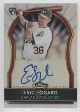 2011 Topps Finest Refractor Rookie Auto 131/499 Eric Sogard #93 Auto bj6