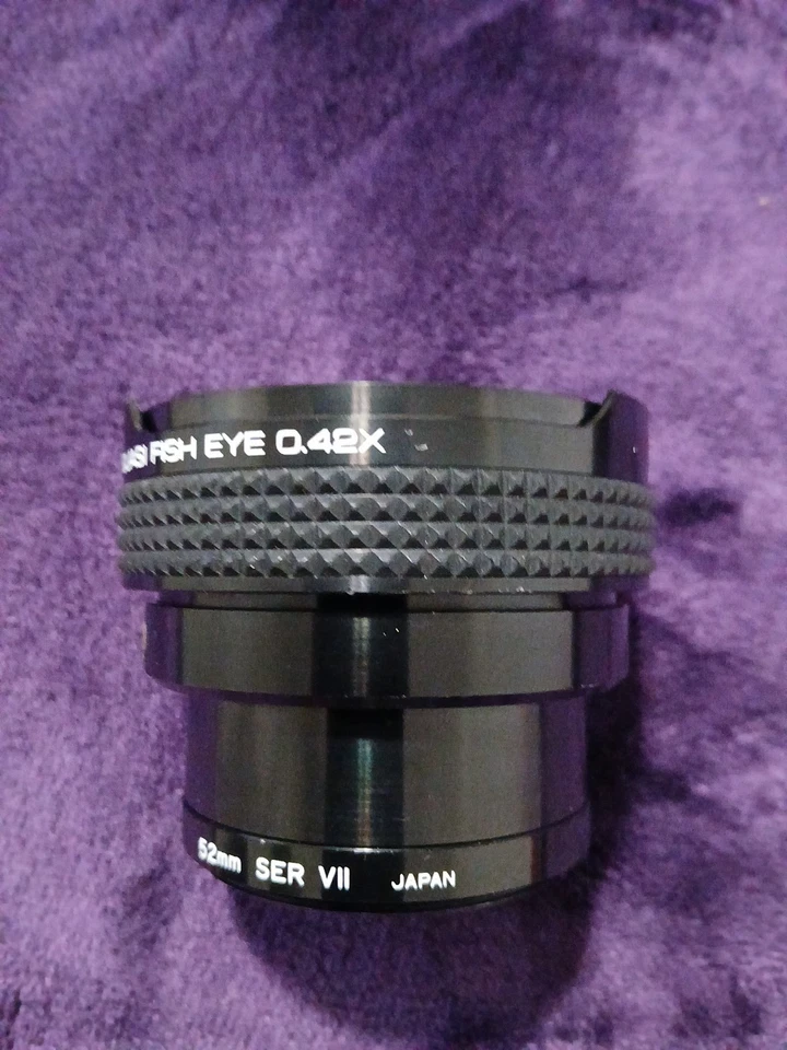 Quantaray 55mm Quasi Fish Eye 0.42x Lens with Tiffen Series 7 Adapter Ring +Caps - Image 2 of 4