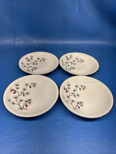 ARCADIAN FINE CHINA SOUTHERN PINE BERRY/DESSERT BOWLS 7 1/8”DIAMETER SET OF 4 - Picture 9 of 18