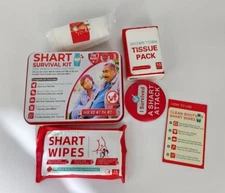 Shart Survival Kit Gag Gift Outdoor Adventure Emergency Joke Set with 10ml