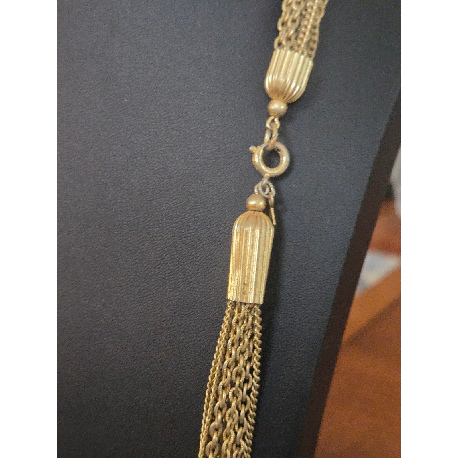 Sarah Coventry Multi-Strand Statement Necklace Go… - image 2