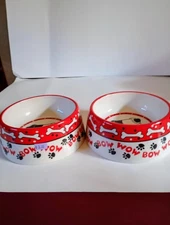 ceramic dog bowls