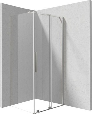 Prizma - Duschkabine, rechteckig, 120x80 cm - Chrom - KPN0P12S08