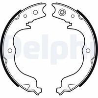 Bremsbackensatz Feststellbremse Delphi LS2008 FüR Peugeot CitroËN Mitsubishi Van