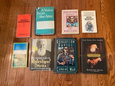 Robertson Davies Book Lot. A VOICE FROM THE ATTIC. The Manticore.