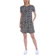 SALE! Ellen Tracy Ladies' Pima Cotton Dress w/ Pockets, S, Triumph Gry Com