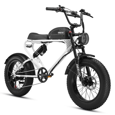MEELOD DK300PLUS Elektrofahrrad 20'' eBike 1200W 20Ah 4,0 Fetter Reifen 7 Gange