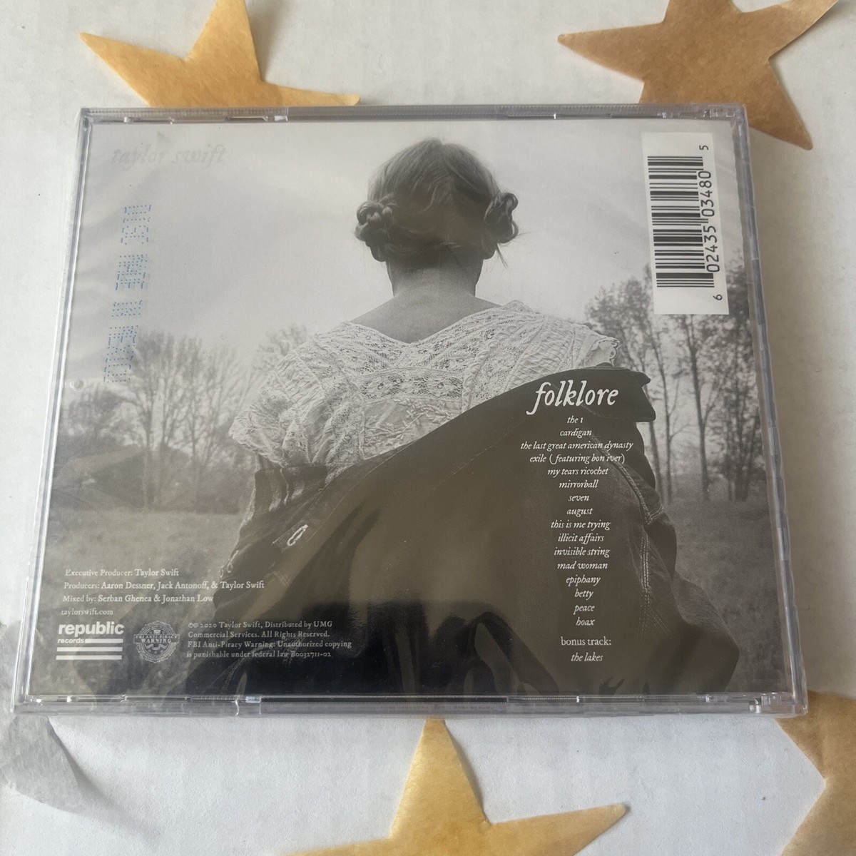 UNIVERSAL ENTERTAINMENT - 【新品未開封】Taylor Swift folklore サイン　CD Taylor Swift FOLKLORE Signed CD Album Limited Edition Eras