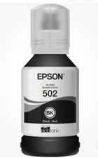 Epson 502 EcoTank Ink Black Ultra High Capacity Bottle 127 ml Genuine Sealed 