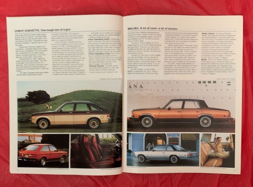 1981 Chevrolet "FULL LINE" - Original Car Dealer Sales Brochure / Catalog - Picture 3 of 7