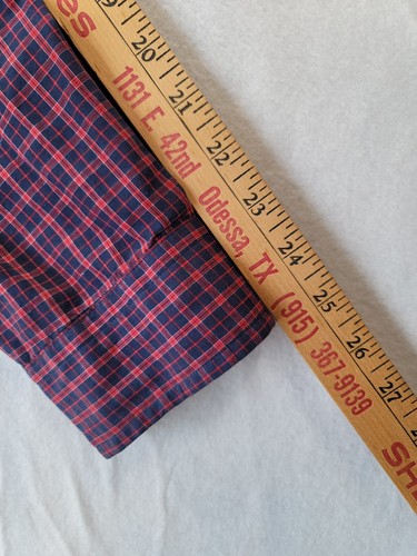 Ralph Lauren Blake Mens XL Blue Red Long Sleeve Plaid Shirt - Picture 6 of 8