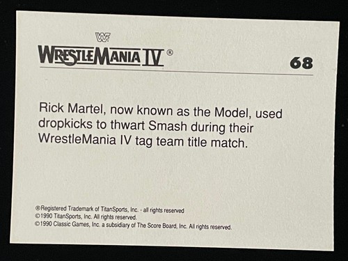 1990 Clásico WWF La historia de Wrestlemania Elige tu tarjeta para completar el conjunto - Imagen 48 de 76