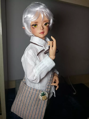 Muñeca BJD 1/4 encantadora ojos de niña + maquillaje facial ala animal o cuerpo humano - Imagen 7 de 7