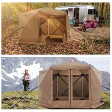 Pop Up Gazebo Screen Tent Screen House for Camping, 12FTx12FT Screen Room