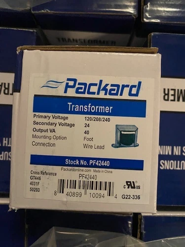Packard Foot Mount Transformer 120/208/240V, Output 40V PF42440 BUY MORE & SAVE!
