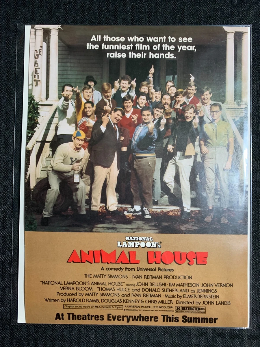 Animal House Middle Finger Poster