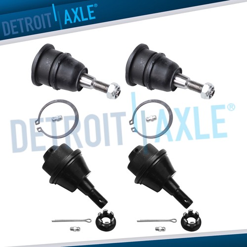 Front Lower & Upper Ball Joints for Chevy GMC Silverado Sierra 2500