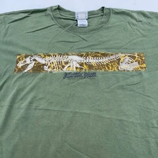 vtg UNIVERSAL STUDIOS JURASSIC PARK ISLANDS OF ADVENTURE T-Shirt XL