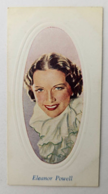 1936 Godfrey Phillips Screen Stars Embossed Series B #34 Elanor Powell (A)