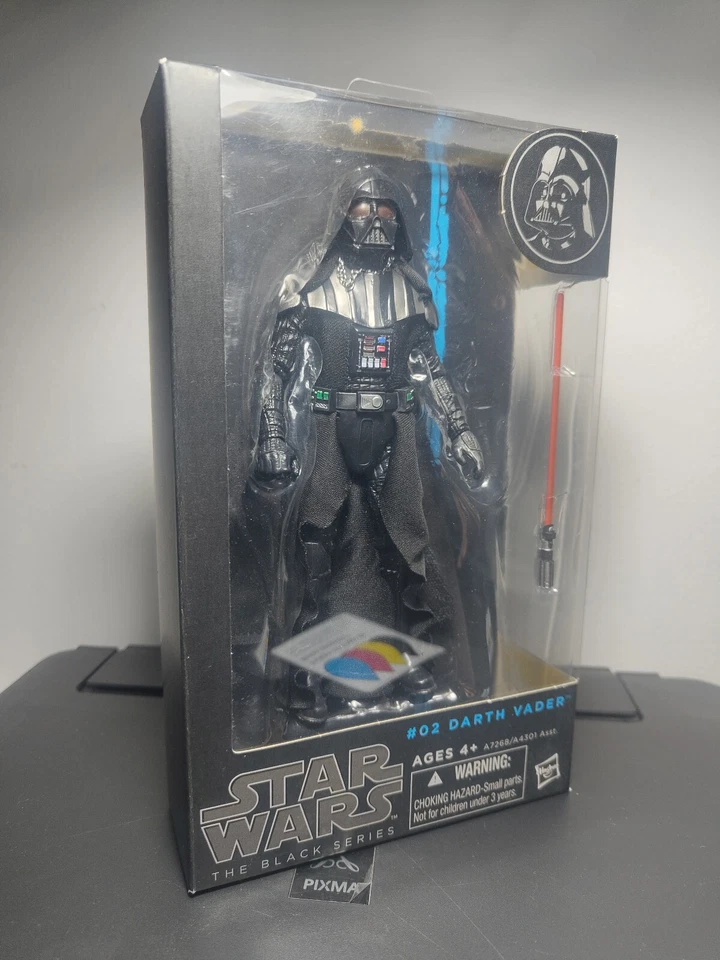 ORIGINAL HASBRO STAR WARS BLACK SERIES 6" 02 DARTH VADER RETURN OF THE JEDI 2014 - Imagen 2 de 3