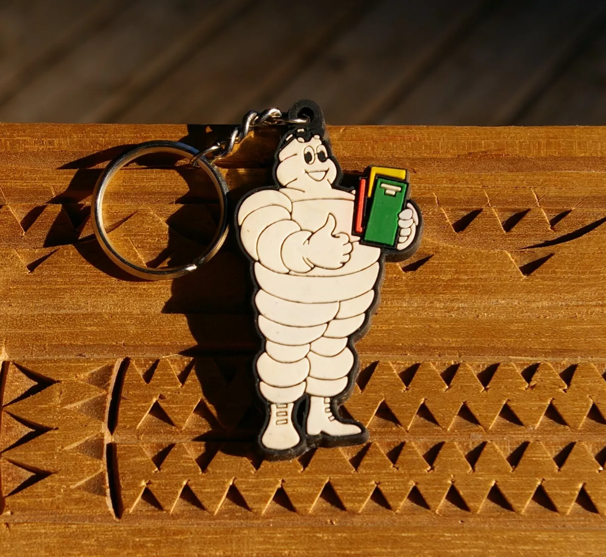 Michelin shop man keychain