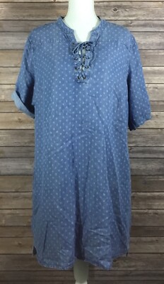 chinese dress ladies Sleeveless Tencel Denim Dress, Middle Blue / Xs main image 0