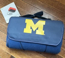 Picnic Time Blanket Tote University of Michigan Wolverines 59" x 51" New NWT!