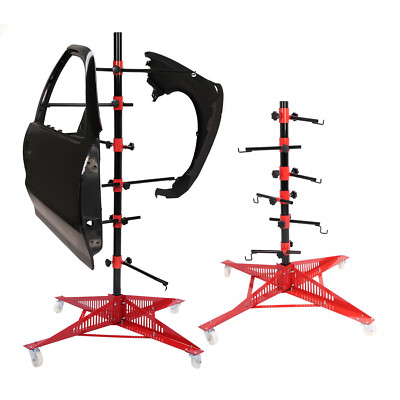 72''/43'' Auto Body Door Paint Stand Panel Tree Paint Stand Bumper Hood Hang Stand