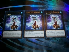 3x Number 103: Ragnazero 1st Edition Rare CRBR-EN011 Yu-Gi-Oh!