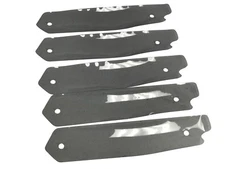 Pack of 5 NOS Helmet Face Shield Tear Off Strips CLEAR Universal 15" x 3-1/4"