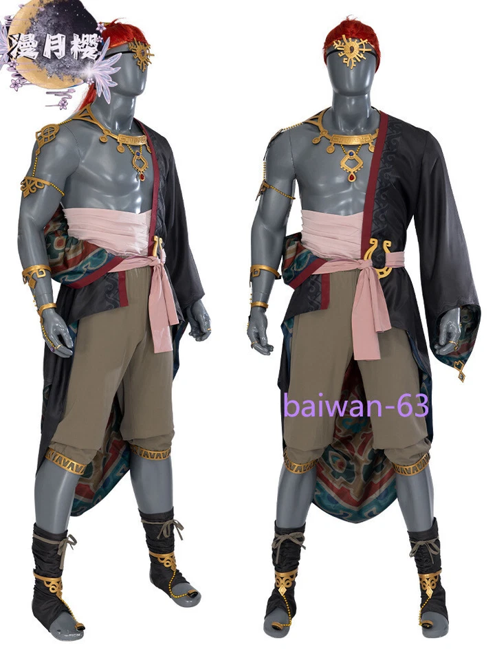 Juego The Legend of Zelda Tears of the Kingdom Ganondorf Disfraz Trajes Foto 3 de 4