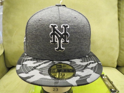 New Era Mets Gray Fitted Hat, Urban 