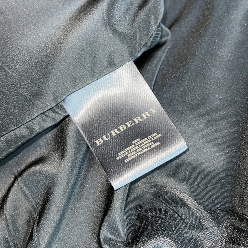 Burberry Black Leather Cape Back Double Breasted Jacket Wns Size XL NWT $3995 - Picture 11 of 12