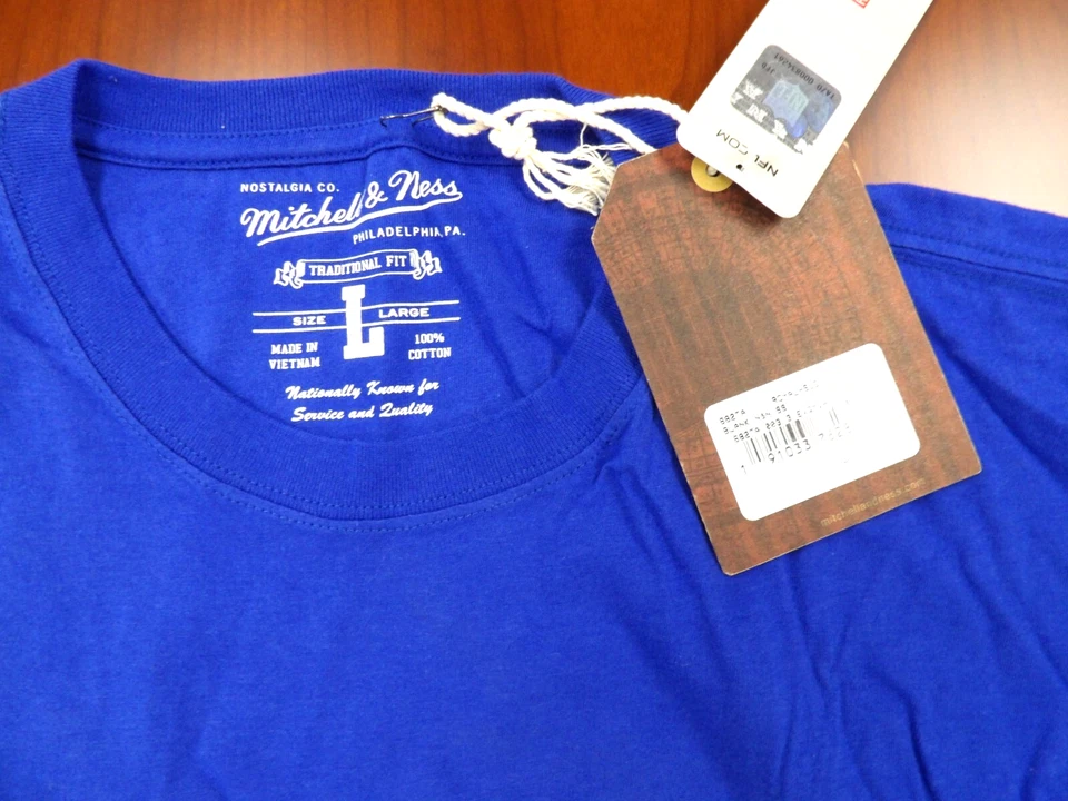 NWT MITCHELL & NESS NFL INDIANAPOLIS COLTS MARVIN HARRISON JERSEY T-SHIRT SIZE L - Image 4 of 4